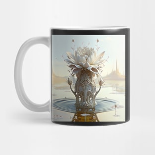 Flower and Crystal Lake Mug